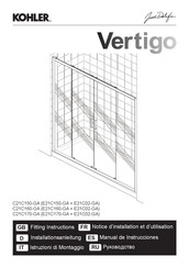 Kohler Vertigo C21C170-GA Installationsanleitung