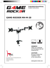 Duo Collection GAME-ROCKER MH-M-20 Originalbetriebsanleitung