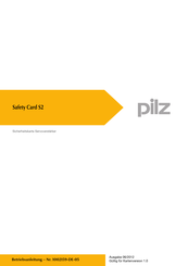 Pilz Safety Card S2 Betriebsanleitung
