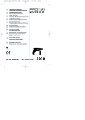 Pro Work 42.590.40 Gebrauchsanweisung