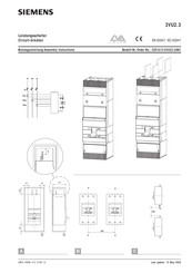 Siemens 3VU2.3 Montageanleitung
