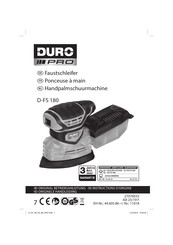 Duro Pro D-FS 180 Originalbetriebsanleitung