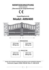 Linea ARM400 Montageanleitung