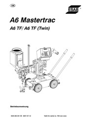 ESAB A6 Mastertrac TF Betriebsanweisung