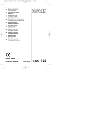 CMi C-SS 105 Bedienungsanleitung