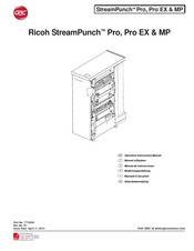 GBC Ricoh StreamPunch Pro EX Bedienungsanleitung