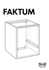 IKEA FAKTUM AA-43310-9 Bedienungsanleitung