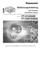 Panasonic PT-DW10000U Bedienungsanleitung