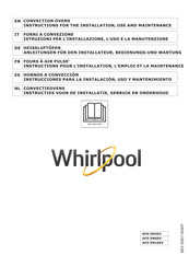 Whirlpool AFO ED5SO Anleitungen Für Den Installateur, Bedienungs- Und Wartungsanleitung