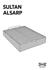 IKEA SULTAN ALSARP AA-133449-12 Bedienungsanleitung