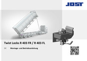 JOST R 403 FR Montage- Und Betriebsanleitung