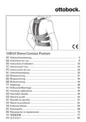 Ottobock 50R49 Dorso Carezza Posture Gebrauchsanweisung