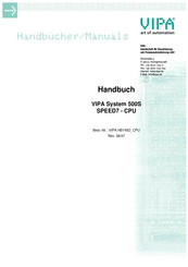 VIPA SPEED7 CPU 314-2AG23 Handbücher