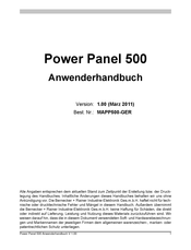 B&R Power Panel 500 Anwenderhandbuch