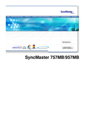 Samsung SyncMaster 757MB Bedienungsanleitung
