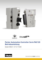 Parker PAC120-PWP01-3X-00-01 Betriebsanleitung