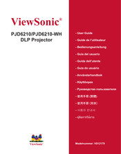 ViewSonic PJD6210-WH Bedienungsanleitung