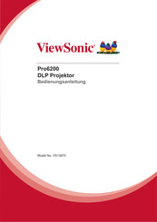 ViewSonic Pro6200 Bedienungsanleitung