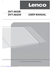 Lenco DVT-2632B Benutzerhandbuch