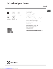 Indesit VRM 641 D X Bedienungsanleitung