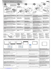 NEC HT1100 Schnellstartanleitung