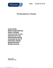 Vivanco SOUND 6C PCI-M Bedienungsanleitung