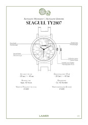 Laimer SEAGULL TY2807 Gebrauchsanleitung