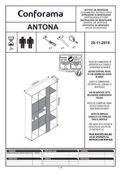 CONFORAMA ANTONA Montageanleitung