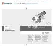 Bosch GHO 12V-20 Professional Originalbetriebsanleitung