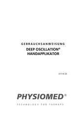 Physiomed DEEP OSCILLATION Gebrauchsanweisung