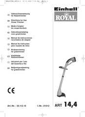 EINHELL Royal ART 14,4-1 Gebrauchsanweisung