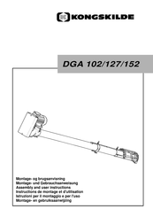 Kongskilde DGA 127 Montage- Und Gebrauchsanweisung