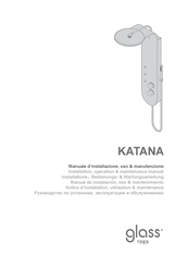 glass 1989 katana Installations-, Bedienungs- & Wartungsanleitung