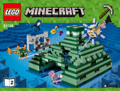 LEGO MINECRAFT Das Ozeanmonument 21136 Bedienungsanleitung