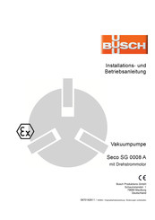 Busch Seco SG 0008 A Installation Und Betriebsanleitung