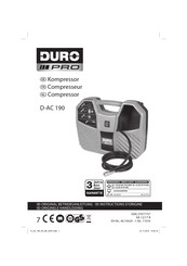Duro Pro D-AC 190 Originalbetriebsanleitung