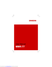 Sangean MMR-77 Bedienungsanleitung