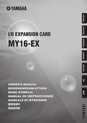 Yamaha MY16-EX Bedienungsanleitung