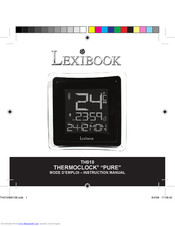 LEXIBOOK THERMOCLOCK PURE TH010 Bedienungsanleitung