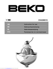 Beko CHA28001S Gebrauchsanweisung
