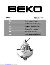 Beko CHA33100S Gebrauchsanweisung