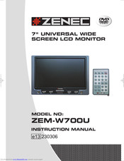 ZENEC ZEM-W700U Bedienungsanleitung