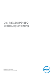 Dell P2715Q Bedienungsanleitung
