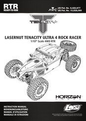 Horizon Hobby LOSI TENACITY LASERNUT ULTRA 4 1/10 4WD RTR ROCK RACER Bedienungsanleitung