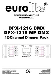 EuroLite DPX-1216 DMX Bedienungsanleitung