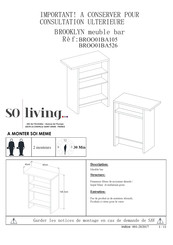 CONFORAMA BROO01BA526 Montageanleitung