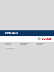 Bosch CRI Serie Betriebsanleitung