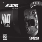 Xsystems Multiblitz X10 AC/DC Bedienungsanleitung