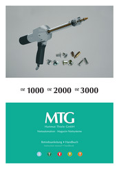 MTG DZ 1000 Betriebsanleitung Handbuch