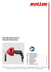 Roller's Mini-Ortem Betriebsanleitung